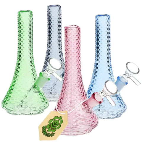 Art Decor Mini Glass Beaker Water Pipe