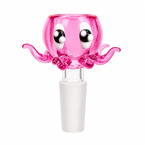 Baby Octopus Bong Bowl 14mm Pink