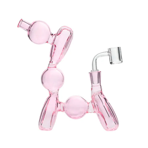 Balloon Pup Dab Rig Pink