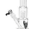 Bent Glass Cyclone Double Perc Bong Closeup