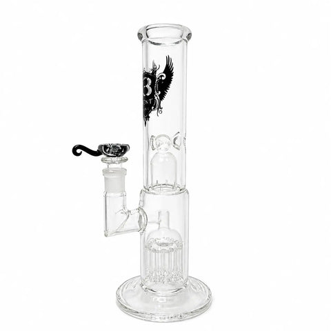 Bent Glass Falcon Perc Glass Bong 12.5"