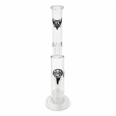 Bent Glass Honeycomb Perc Bong 11 inches