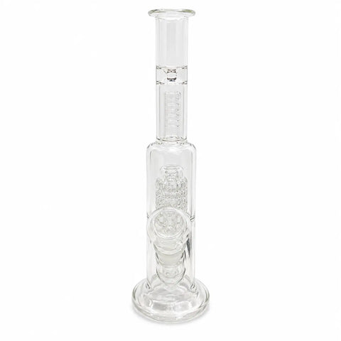 Bent Glass Matrix & Circ Perc Bong