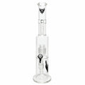 Bent Glass Matrix Perc Straight Barrel Bong 