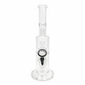 Bent Glass Showerhead Perc Bong with Splash Guard Front