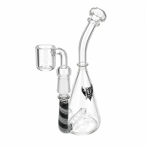 Bent Glass Small Rig Female Banger 7"