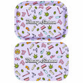 Blazy Susan Purple Icon Mini Rolling Tray with Lid