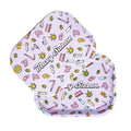 Blazy Susan Purple Icon Mini Rolling Tray with Lid