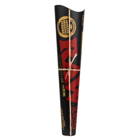 RAW Black 1 1/4 Pre-Rolled Cones 6-pack