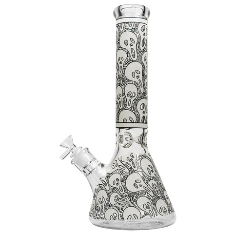 Scream Glow in the Dark Beaker Bong