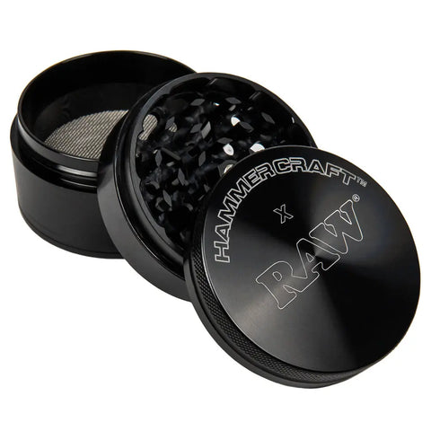 Raw X Hammercraft Black Aluminum Grinder