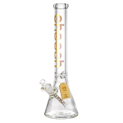 Cheech 18" Glass Beaker Bong Gold Series
