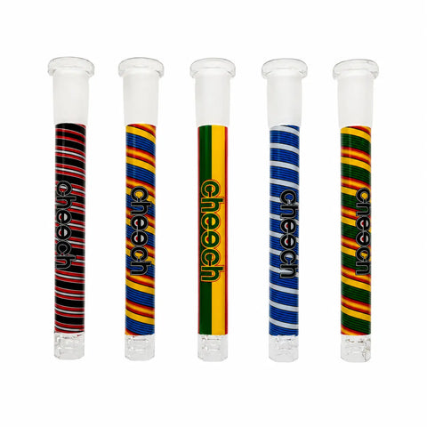 Cheech Glass 4 Cuts Downstem Clear 4.5"