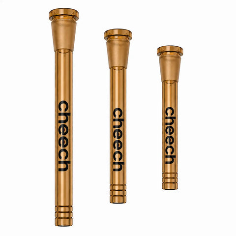 Cheech Glass Amber Downstem 6 Cuts – 3.5", 4.5", 5.5"