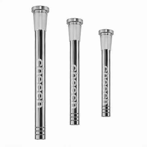 Cheech Glass Chrome Downstem 6 Cuts – 3.5", 4.5", 5.5"