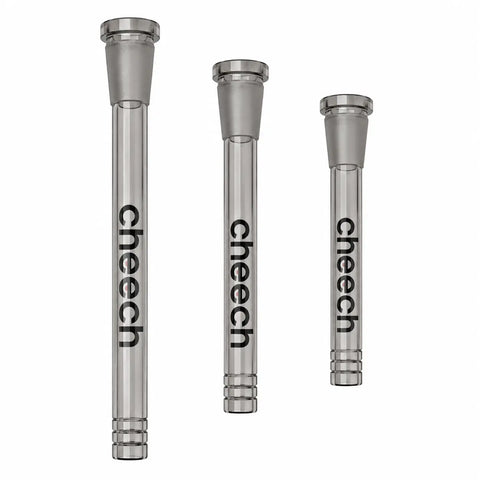 Cheech Glass Smoked Grey Downstem 6 Cuts – 3.5", 4.5", 5.5"