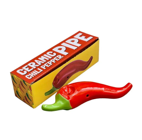 Chili Pepper Ceramic Smoking Pipe