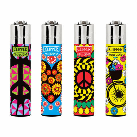 Clipper Lighter - Hippies Love 3