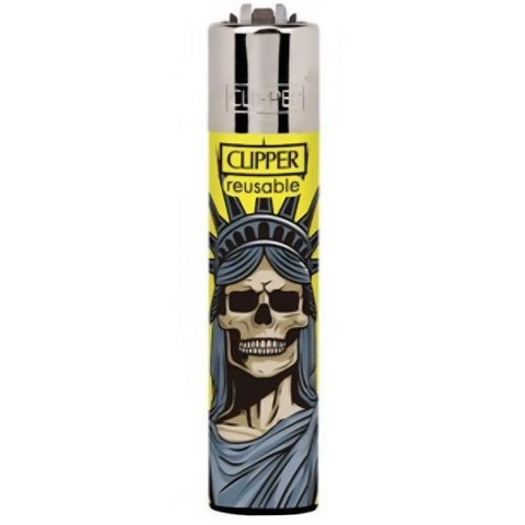 Clipper Lighter - Monumental Skulls
