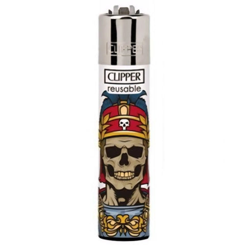 Clipper Lighter - Monumental Skulls