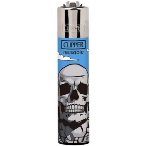 Clipper Lighter - Monumental Skulls