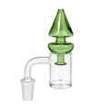 Cone Carb Cap in a banger