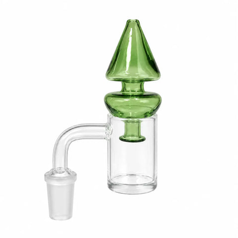 Cone Carb Cap in a banger
