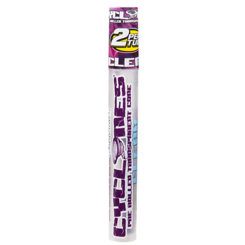 Cyclones Clear Pre-Rolled Cones - Purple Unknown