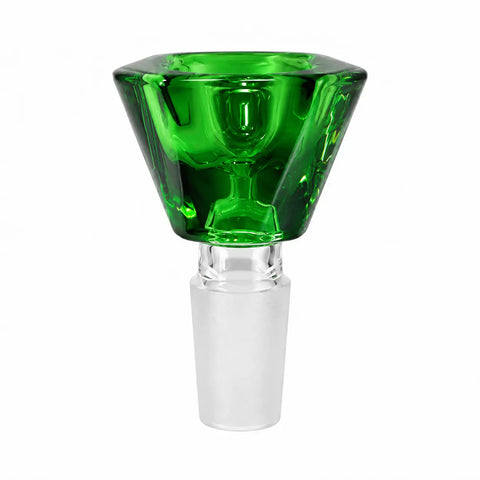 Diamond 14mm Bong Bowl Green