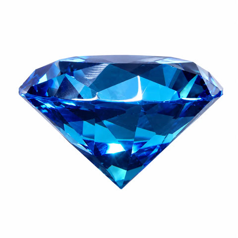 Diamond Channel Carb Cap Blue
