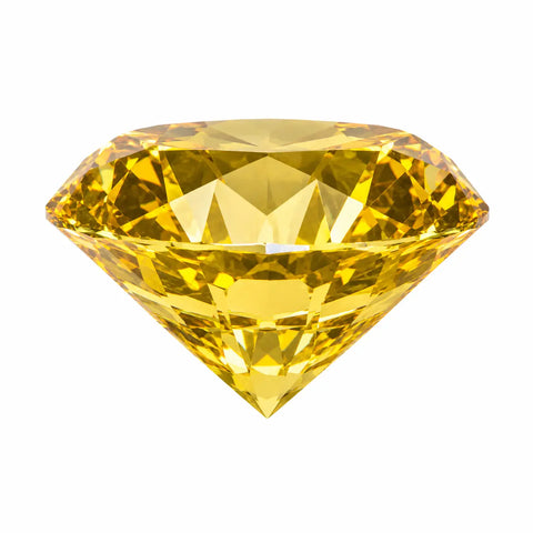 Diamond Channel Carb Cap Yellow