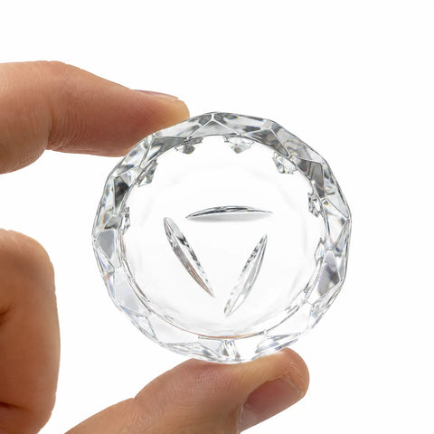 Diamond Cut Oil Dish for Terp Pearls & Carb Caps