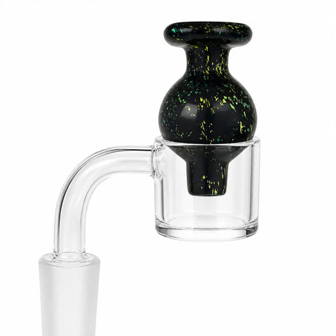 Dichro Bubble Carb Cap on a banger
