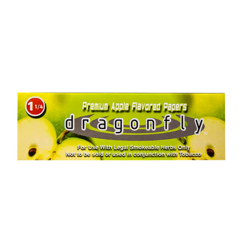 Dragonfly Apple Premium Rolling Papers 1 1/4