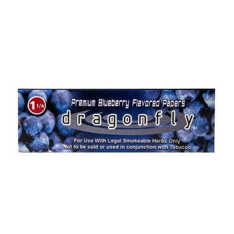 Dragonfly Blueberry Premium Rolling Papers 1 1/4