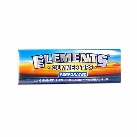 Elements Tips Gummed Perforated