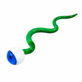 Evil Eye Glass Dabber Green