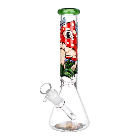 Eye Of The MuShroom Beaker Glass Bong