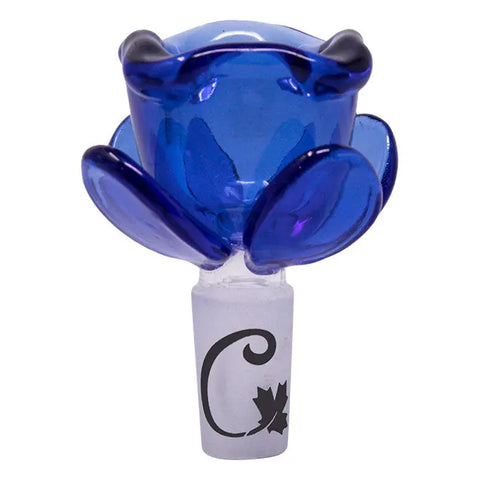 Flower 14mm Bong Bowl Blue