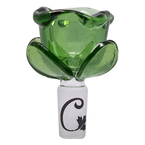 Flower 14mm Bong Bowl Green