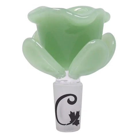 Flower 14mm Bong Bowl Jade Green