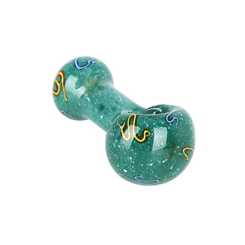 Frit Fusion Glass Spoon Pipe