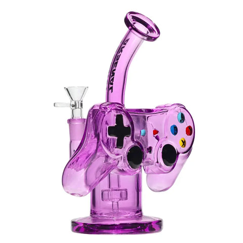 Gaming Console Glass Water Pipe 8"