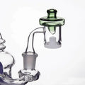 Glass Hat Carb Cap on a banger