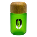 Glass Storage O-Lid Jar Green
