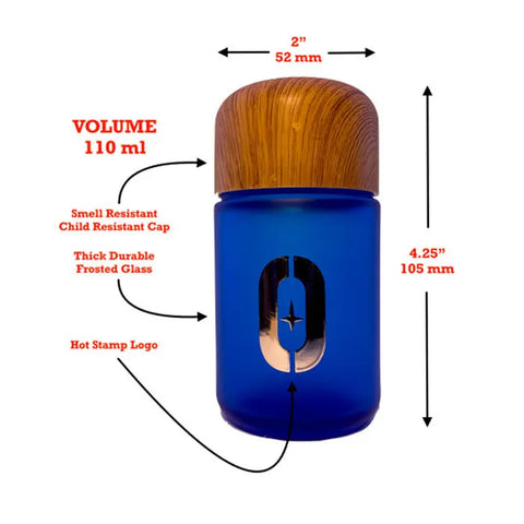 Glass Storage O-Lid Jar Sizes