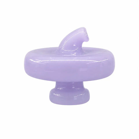 Glazed Glass Hat Carb Cap Lilac