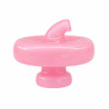 Glazed Glass Hat Carb Cap Pink