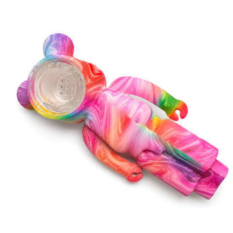 Gloomy Bear Silicone Hand Pipe 4"