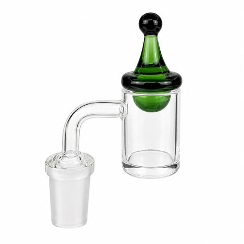 Halo Cone Carb Cap in a banger